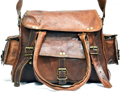 Women Leather Tote Shoulder Handbag Satchel Small Duffle Shopping Fashion Bag $67.08