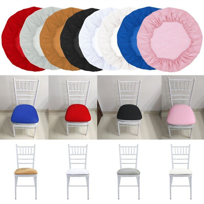 #ad Removable Stretch Chair Covers Round Bar Stool Dining Seat Slipcover Protector