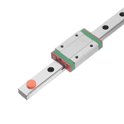#ad MGN12H 300mm Linear Guide Rail Bearing Steel Slider Block For CNC White