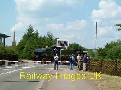 #ad Photo Level crossing by Lydney Junction Station c2010