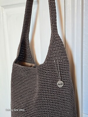 #ad The Sak 120 Hobo Bag in Crochet Large with Single Shoulder Strap Mushroom NWT