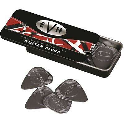 #ad EVH Eddie Van Halen Premium Guitar Picks with Collectors Tin .60mm 12 Pack