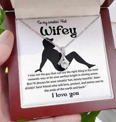 #ad To My Wife Necklace Christmas Gifts For Women Anniversary unique Gift For Wife