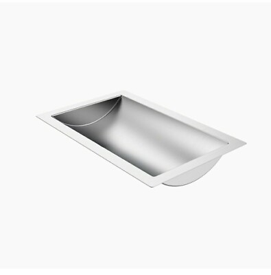 #ad TUFFIOM 16quot; Deep x 10quot; Wide x 1.6quot; High Drop in Deal Tray 304 Stainless...