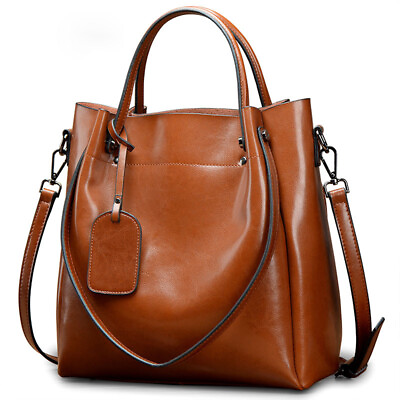 Women Handbag Genuine Leather Hobo Satchels Tote Crossbody Shoulder Bag Purse