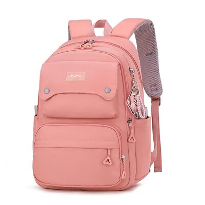#ad Kids Casual Backpack Solid Color Girls Elementary and Middle School Bag Teena...