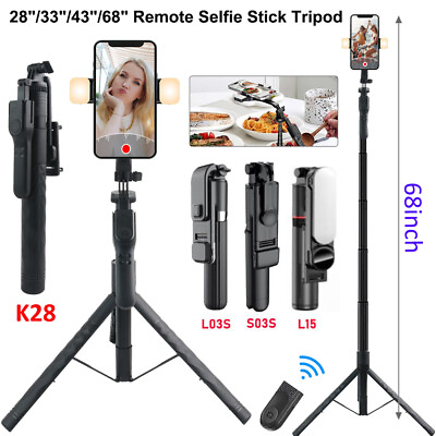 #ad Remote Selfie Stick Tripod Phone Desktop Stand Desk Holder For iPhone Samsung