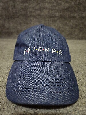 #ad FRIENDS TV Show Adjustable Blue Denim Strapback Hat Cap