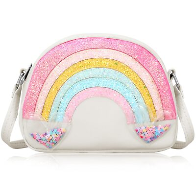 #ad Cute Rainbow Crossbody Bag for Little Girls Toddler Small Crossbody Bags Kids...
