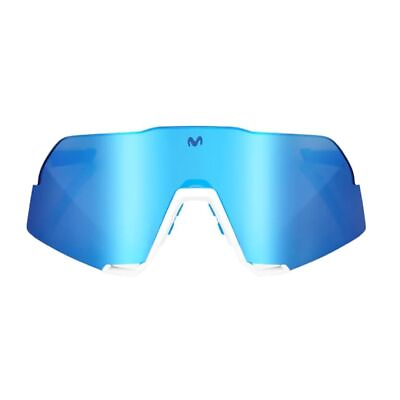 #ad 100 Percent S3 HiPER Blue Multilayer Mirror Sunglasses SE Movistar Team White