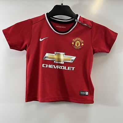 #ad Manchester United Home Football Shirt 2014 15 Childrens 12 18 Months Nike B33