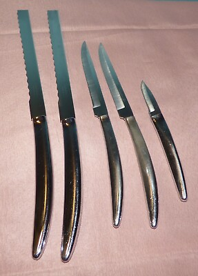 #ad 5 Piece Saladmaster Stainless Knife Set 406402