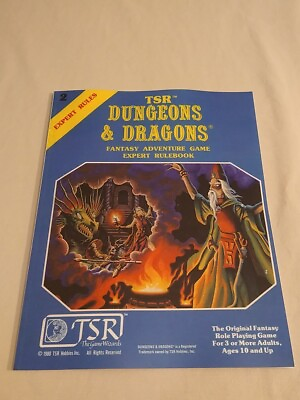 #ad Dungeons amp; Dragons Reprint of Expert Rulebook