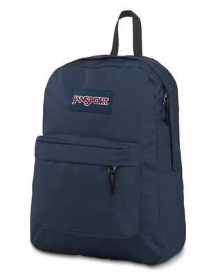 #ad JanSport Superbreak Navy Blue Backpack Lightweight School BookBag