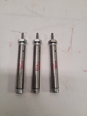 #ad Bimba 0071 Stainless Steel Pneumatic Cylinder Lot 3