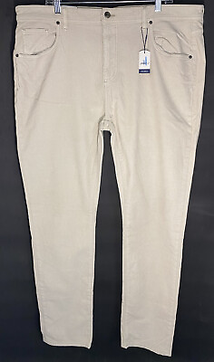 #ad Johnnie O Wales Men#x27;s Corduroy Five Pocket Pants in Stone Size: 40x34 NWT$158