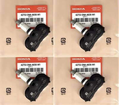 #ad Set of 4 OEM TPMS Tire Pressure Monitor Sensors for Honda