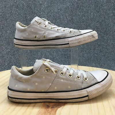 #ad Converse Shoes Womens 9 CTAS Madison Ox Sneakers Gray Polka Dot Low Top 560689C