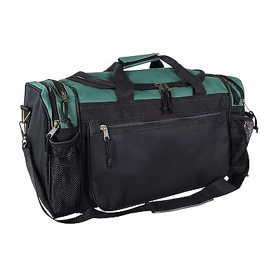 #ad DALIX Brand New Duffle Bag Sports Duffel Bag in Green and Black Gym Bag