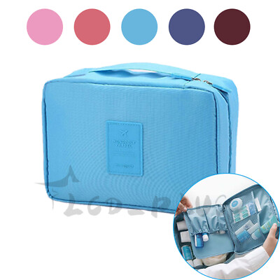Multifunction Cosmetic Bag Makeup Case Pouch Toiletry Wash Organizer Travel Bag $5.59