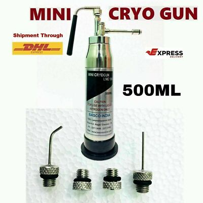 #ad New Metal 500ml Mini Cryo CAN Liquid Nitrogen Stainless Steel FOR Dermatology