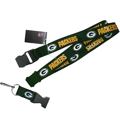 #ad 24 inch PACKERS LANYARD KEYCHAIN CLIP NFL GREEN BAY PACKERS KEY RIBBON