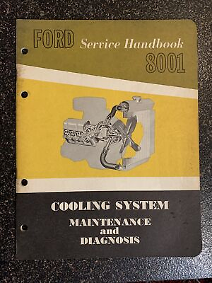 #ad Ford Cooling System Used Service Handbook 8001 Manual VP 1962 VP CM86