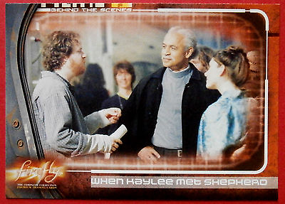 #ad Joss Whedon#x27;s FIREFLY Card #64 When Kaylee Met Shepherd Inkworks 2006