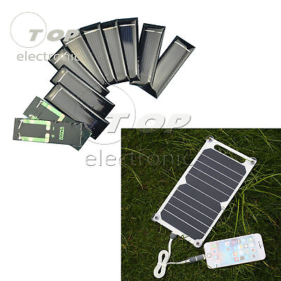 #ad 10W 5V Portable Solar Power Panel USB Charger For Samsung IPhone Tablet Pad