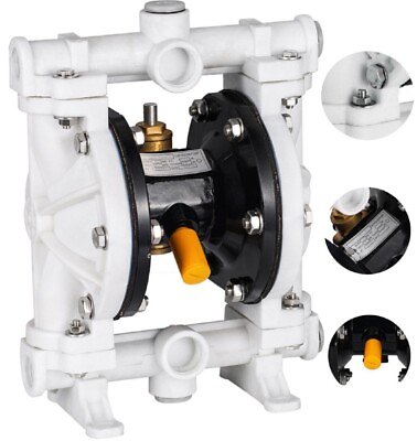 #ad Air Operated 1 2quot; Polypropylene Air Double Diaphragm Pump 13 GPM in USA