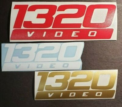 #ad 1320 VIDEO Decal Racing Performance Turbo JDM Vinyl Sticker Bumper Laptop Window