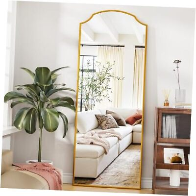 #ad Floor Mirror 65quot;×22quot; Cloud Arched Top Full Length Mirror Arched Mirror Bronze