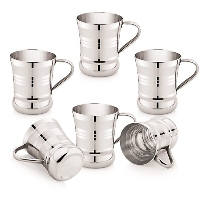 #ad Stainless Steel Tea Coffee Cup Steel Mugs for Coffee 155 ML US
