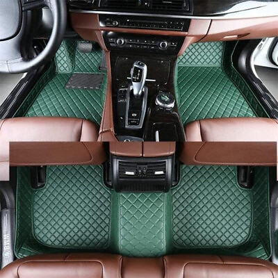 #ad For Mini Jcw Cooper Clubman Cooper Countryman Paceman Car PU Floor Mats Leather