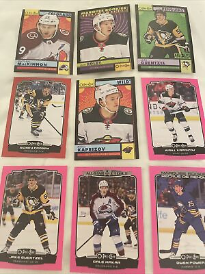 22 23 Upper Deck O PEE CHEE Complete Your Red Pink Black Parallel Set Lot 75