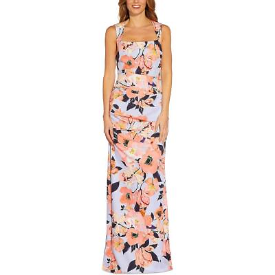 #ad Adrianna Papell Womens Pleated Long Evening Dress Gown BHFO 4319