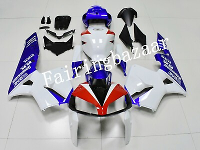 #ad Fit for 2005 2006 CBR600RR White Blue Red HRC ABS Injection Bodywork Fairing Kit