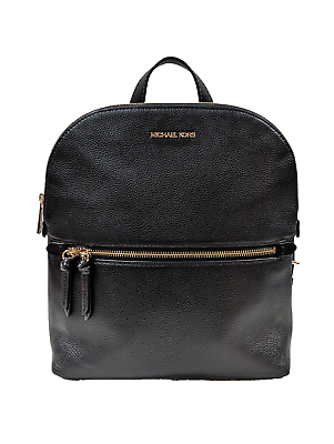 #ad #ad Michael Kors Women#x27;s Dallas Medium Black Slim Leather Backpack 38H1C9DB2L NWT
