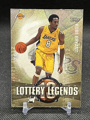 #ad KOBE BRYANT 🏀 2001 Topps Lottery Legends #LL13 Los Angeles Lakers