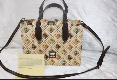 #ad Dooney amp; Bourke Disney Lady and the Tramp Satchel Crossbody Tote Great Conditikn