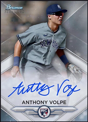 #ad 2023 Topps Bowman Sterling Signature Rookie RARE ANTHONY VOLPE RC Digital Card