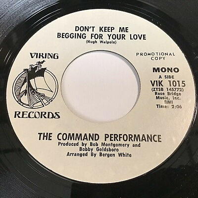 #ad The Command Performance Don#x27;t Keep Me Begging For Your Love 45 Soul Funk