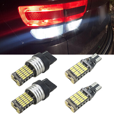 #ad 4 Bright White LED Backup Reverse Lights Bulbs for Jeep Grand Cherokee 2011 2021
