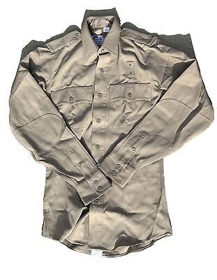 #ad Flying Cross Long Sleeve Poly Wool Uniform Shirt California Highway Patrol CHP