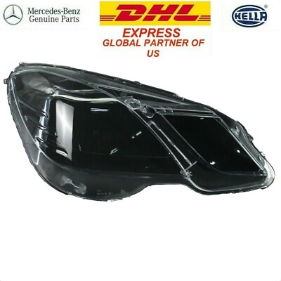 #ad Mercedes W212 E350 E400 E500 E550 E63 AMG RIGHT Headlamp Lens Cover OEM 09 13