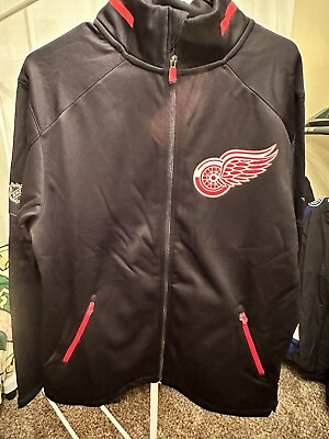 #ad Detroit Red Wings Fanatics Authentic Pro Rinkside Men’s L Full Zip Jacket NWT
