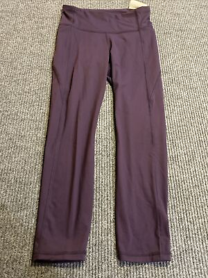 #ad All In Motion Leggings Women’s S Purple Athletic Stretch High Rise Contour