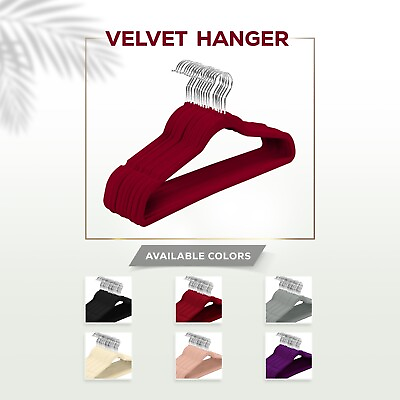 #ad Velvet Hangers Clothes Heavy Duty Non Slip Hangers 30 amp; 50 Pack Utopia Home
