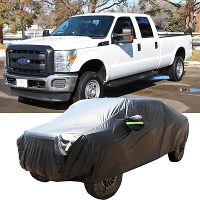 #ad For Ford F 350 XL XLT Standard Cab Pickup Full Car Cover UV Dust Water Resistant