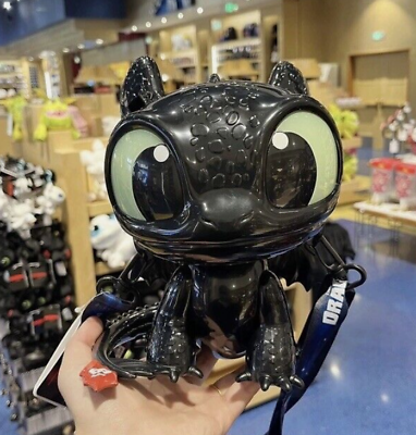 #ad BJ Universal Studios How to Train Your Dragon Toothless Popcorn Bucket Container